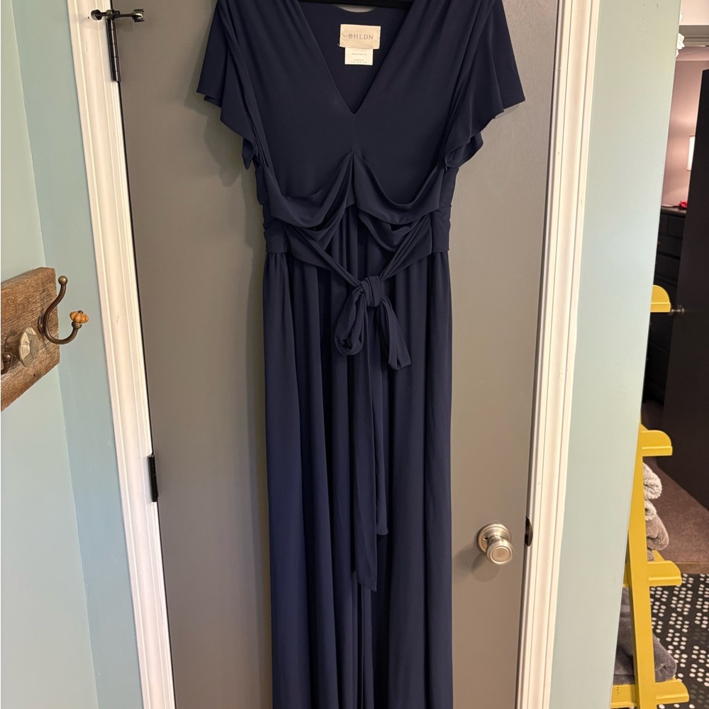 BHLDN Deep Blue Maxi Dress